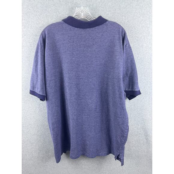 Lauren Ralph Lauren Polo Shirt Men's 2XL Blue Short Sleeve Preppy Workwear - Picture 4 of 7